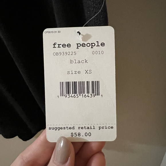 Free People We The Free Lucky Tee Black - Picture 8 of 9